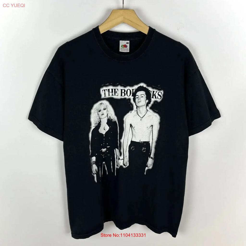 Vintage Sex Pistols Sid And Nancy Rare Punk Rock Band T Shirt Unisexs Size L 00 S Vintage Washed Breathable Top For Everyday Wear
