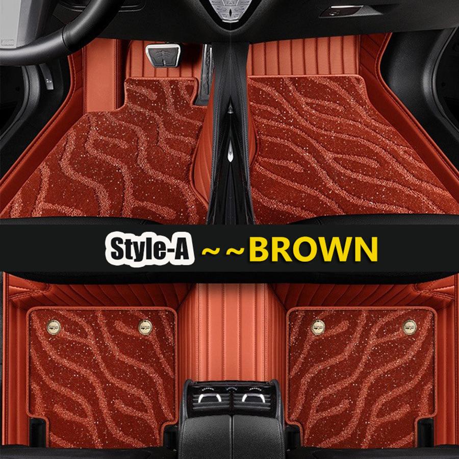 Custom 3D Car Floor Mats for Mercedes Benz C-Class sedan 2008-2026 Wagon 2010-2020 Artificial Leather Interior Accessories