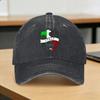 Italia Italian Flag Vintage Washed Baseball Cap Y2k Funny Sun Trucker Hat Summer UnisexTeens Outdoor Sport Baseball Caps
