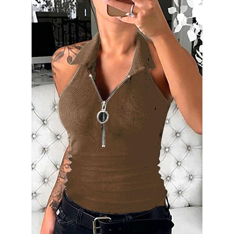 Summer Tops Plus Size Fashion Clothes Women's Casual Blouses Knitted Club Tops Sleeveless Tank Tops