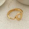DIEZI Punk Round Heavy Metal Cuff Bangles Hip Hop Gold Silver Color Geometric Spring Bangles For Women Men Bracelet Set Jewelry