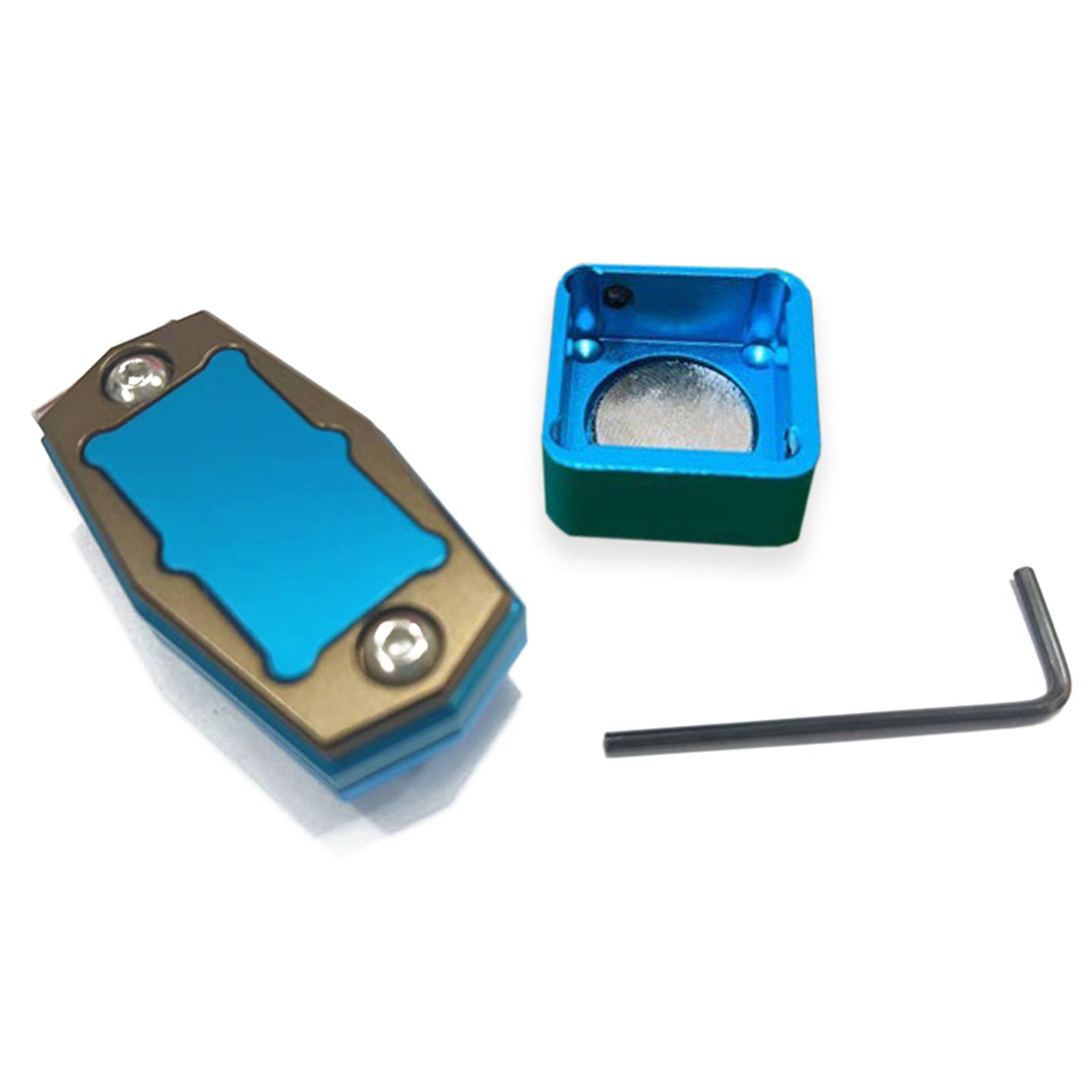 

Pool Chalks Holder with Belt Clip Billiard Chalks Case Portable Magnetic Billiard Cue Chalks Box for Snooker Players A