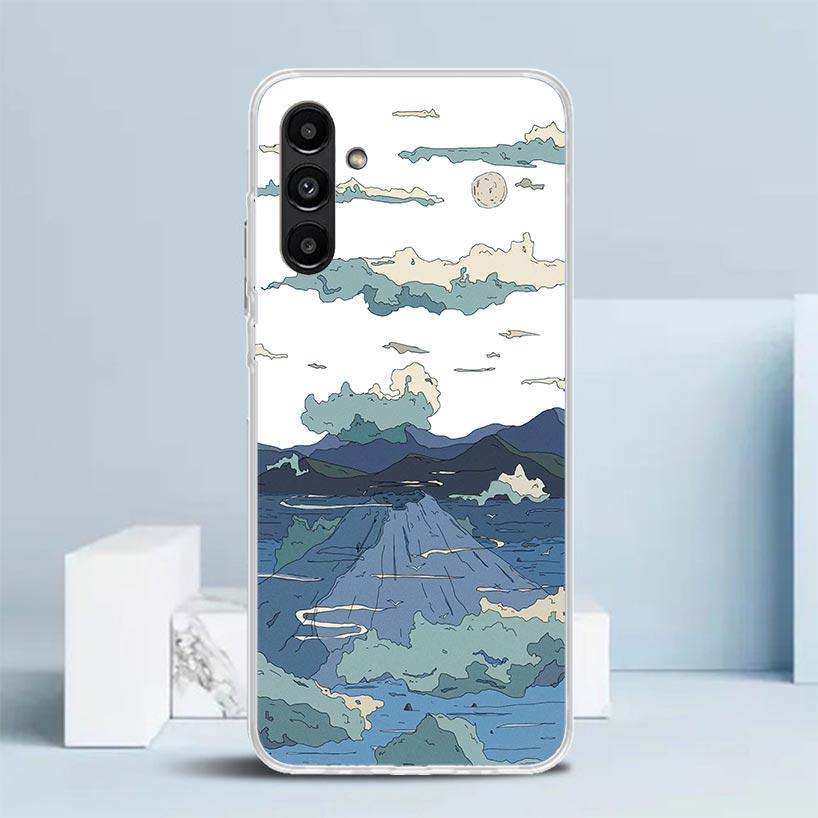 Anime Aesthetic Scenery Cover for Samsung Galaxy A17 A37 A57 A16 A26 A36 A56 A15 A14 A55 Phone Case A13 A53 A25 A35 A24 A34 A23