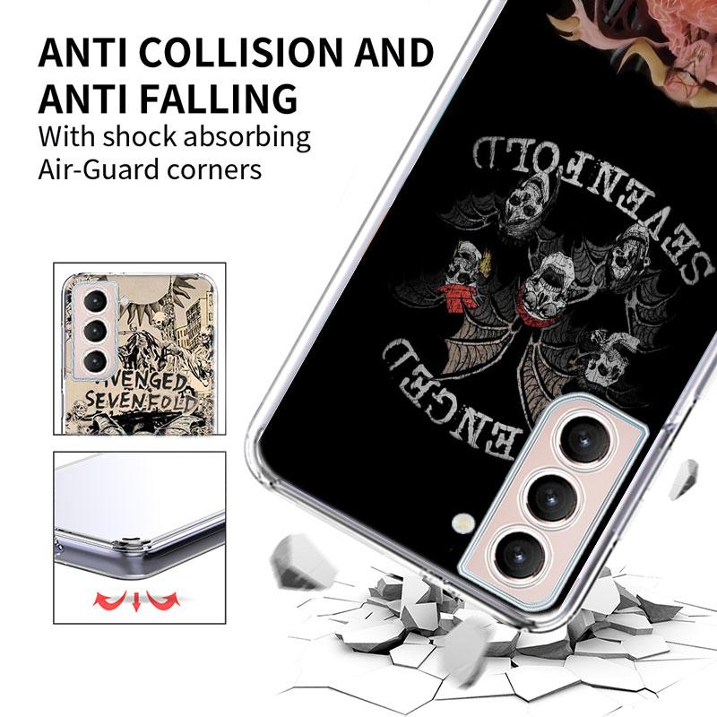 A-Avenged Sevenfold Phone Case For Samsung A16 A26 A36 A56 A17 A15 A25 A35 A55 A14 A24 A34 A54 A04S A05S Galaxy Note 20 10 9 8 A