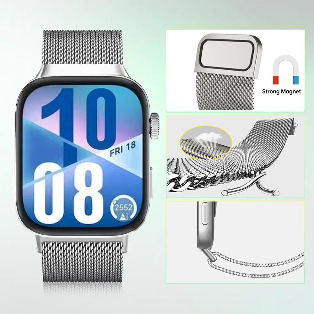 Magnetisches Metallarmband für Huawei Watch Fit 4/4 Pro Armband Edelstahlarmband für Huawei Fit 3 Correa Armband Zubehör