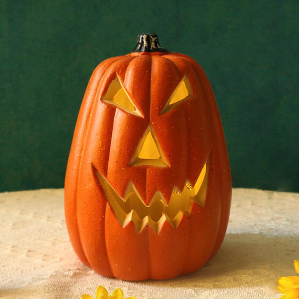 Holiday Pumpkin Candles Light Flameless Battery Operated LED Tea Light Small Pumpkin Candles For Holiday Party Decoration