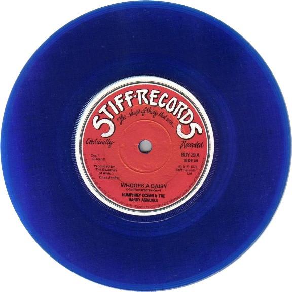 7inch Record HUMPHREY OCEAN & THE HARDY ANNUALS  - Whoops A Daisy BUY29 Stiff Records 1978 UK Rock Used