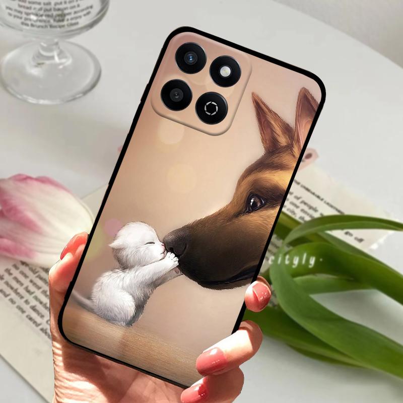 For Honor X7c 4G Case X 7c Geometric Design Soft Silicone TPU Phone Back Cover For Huawei Honor X7c Shockproof Bumper Phone Bags