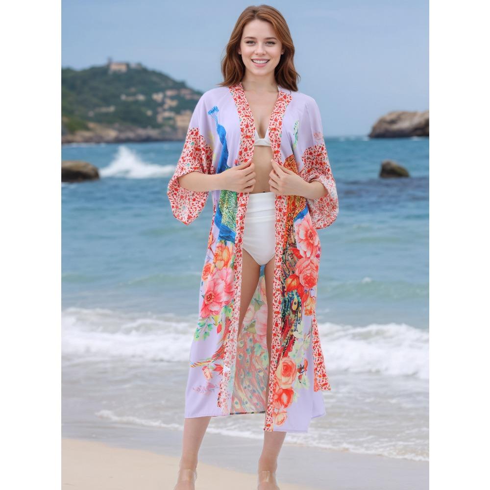 Rochie Caftan Boho Mărime Mare, Rochie Maxi Cover Up pentru Femei