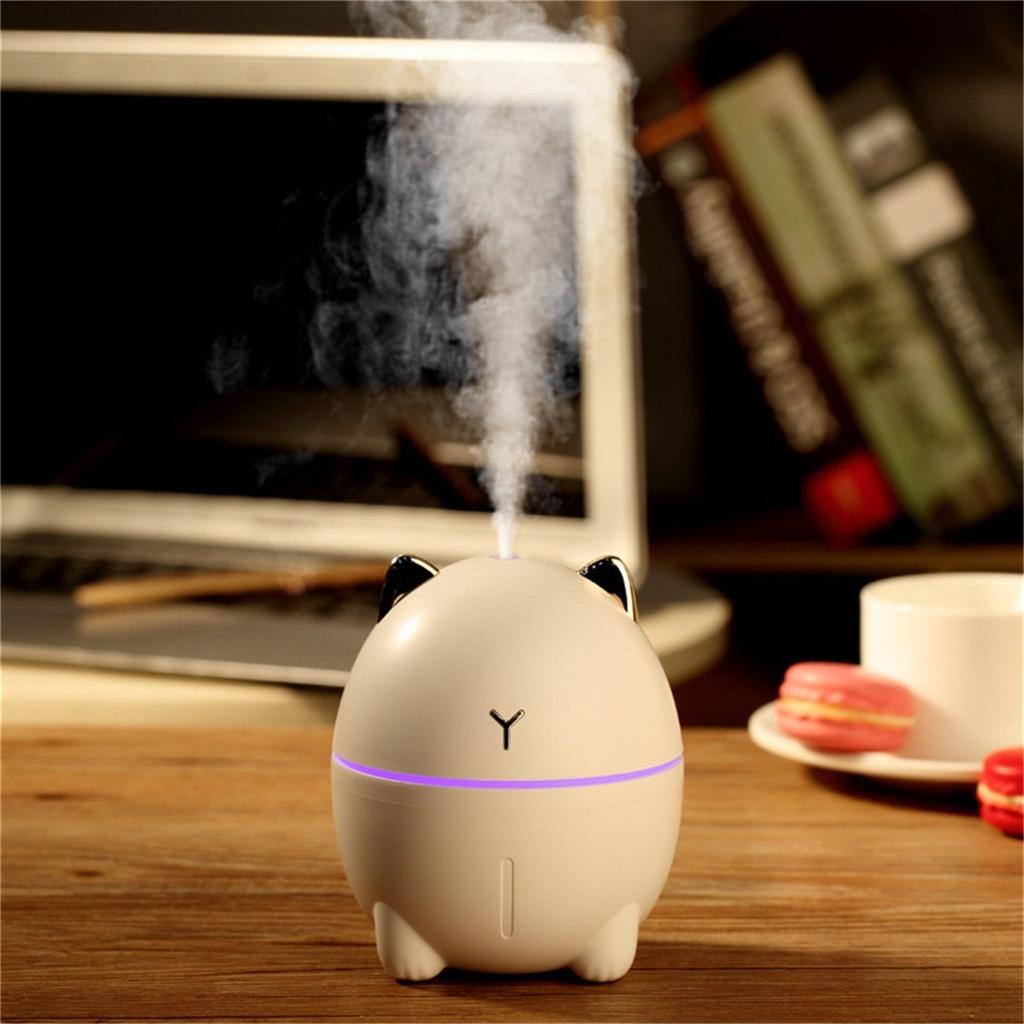 USB-Luftbefeuchter Schreibtisch 200ML Cut Water Mist Diffusor Nachtlicht Feuchtigkeit