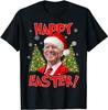 Joe Biden Santa Confused Happy Easter Funny Ugly Christmas T-Shirt Size S-5XL
