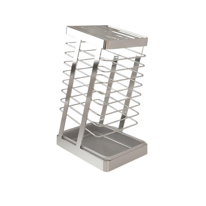304 Stainless Steel Knife Holder & Storage Rack