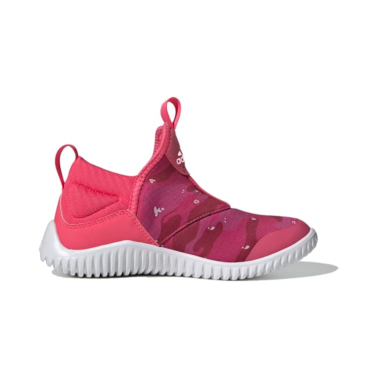 adidas Rapidazen C Cushioning Low Top Kids' Running Shoes Pink White Children Aged 3 7 Years Old EE9325