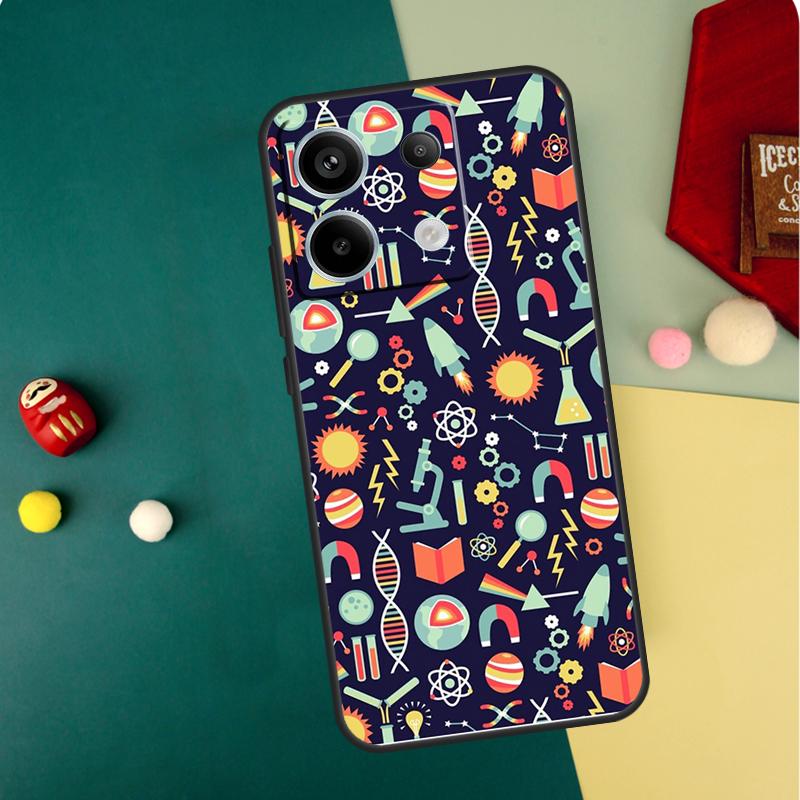 Science Biology Laboratory Case For Xiaomi Redmi Note 14 13 12 11 10 9 15 Pro Plus Redmi 15 14C 13C 10C 12C 15C Funda