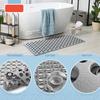 Non Slip Bath Mat & Shower Mat with Suction Cups & Drain Holes Soft Machine Washable Non Slip Bathtub Mat Shower Mats for Inside