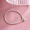 Sweet Love Round Bead Bracelet Women Niche Simple Design Ins Wind Elastic Bracelet Jewelry Women
