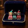 Christmas Theme Lapel Pin Alloy Decor Pin Fashion Animal Pin  Clothes Decor