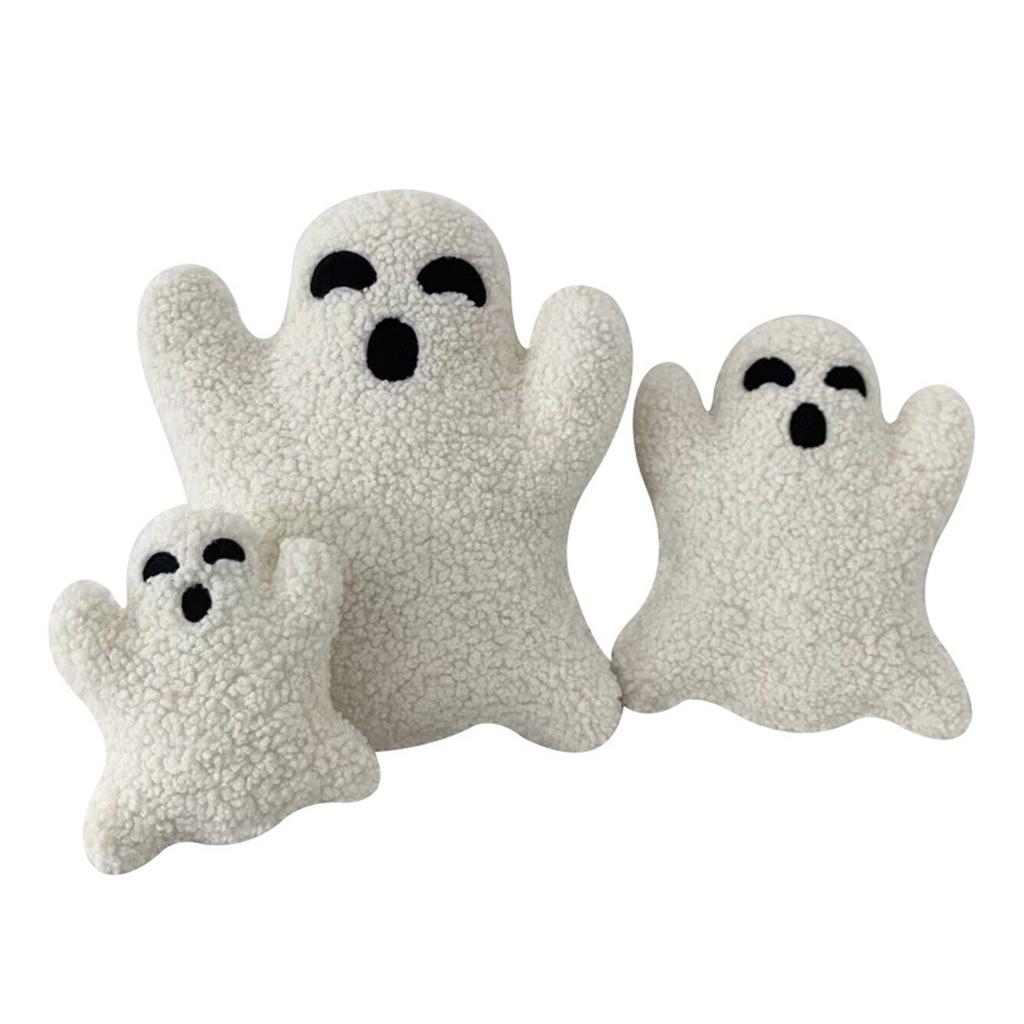 Cute Short Plush Ghost Throw Pillow For Home Sofa Chair Decor Friends Gift 20/30/40CM