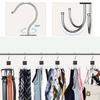 Large-capacity Belt Rack - Rotating Wooden Rack for Belts, Bras, Vests, Ties, and Scarves - Stainless Steel Multi-functional,