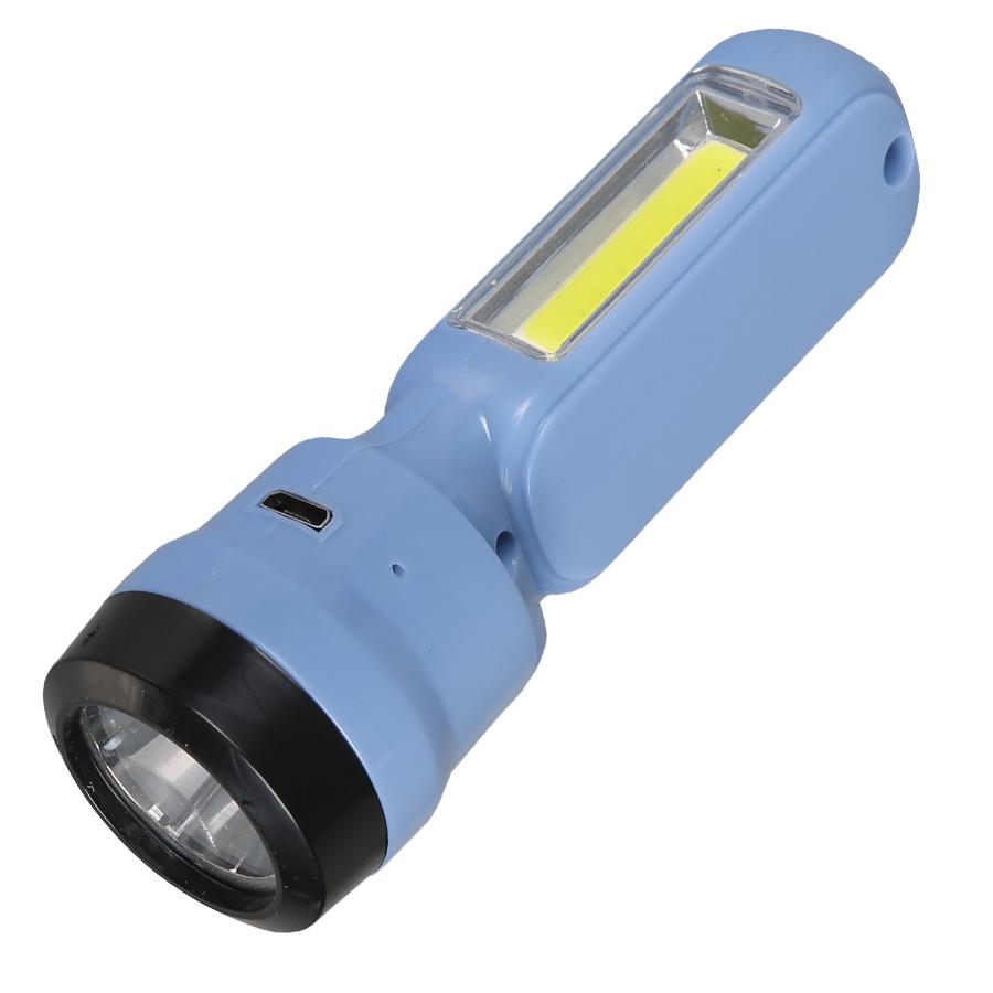 Mini Portable LED Flashlights Keychain USB Rechargeable Flashlight Pocket COB Torches Outdoor Emergency Lighting Floodlight