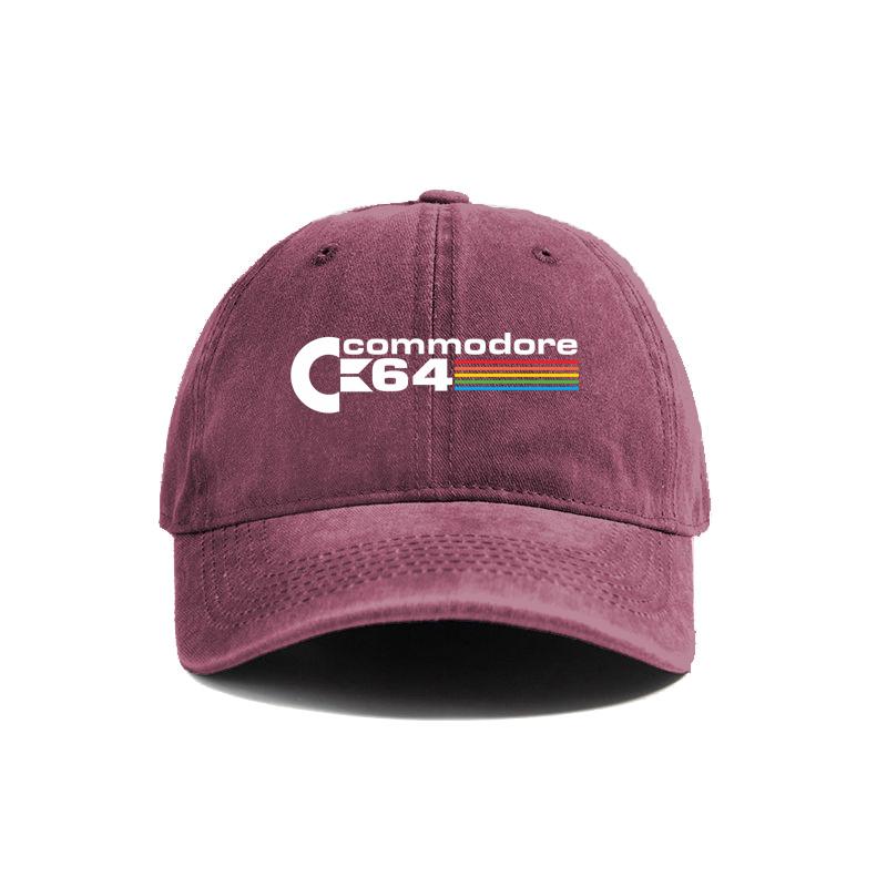 Cappellino da Baseball Commodore 64 Estivo Usurato Cappellini da Papà Unisex per Esterno Regolabili in Cotone