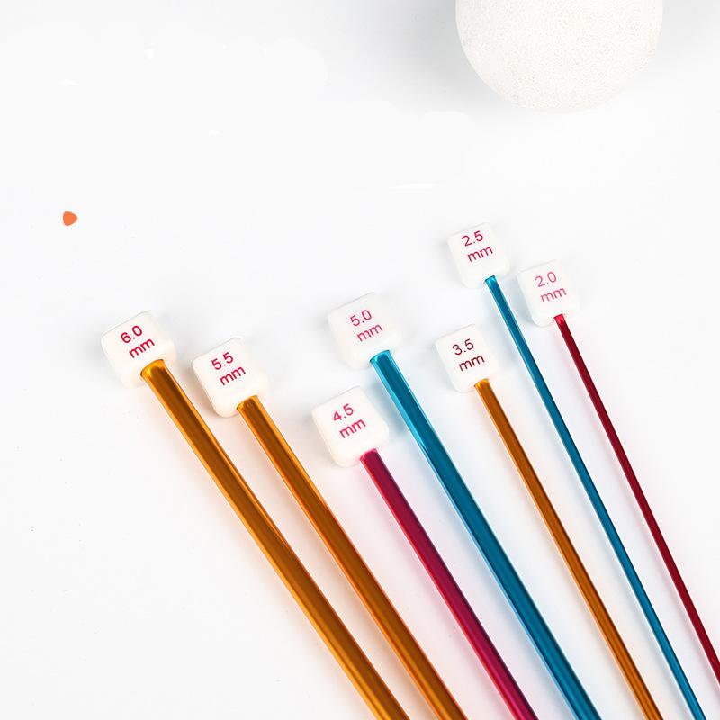 11pcs 2mm-8mm Household Colorful Wool Knitting Tools Crochet Hooded Crochet