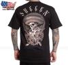 Sullen Art Collective Sicario Standard Fit SCM5608 Short Sleeve Men`s T-shirt New Spring/Summer Arrivals Regular Fit Casual