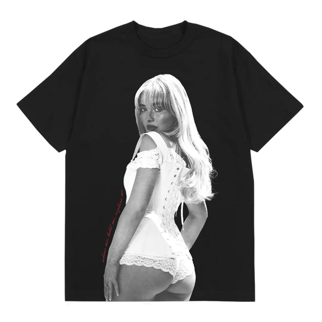

Сабрина Карпентер - Short N Sweet Tour Футболка Adore Me От Сабрины Карпентер _ Магазин UMusic Унисекс Y2k Короткие рукава Классическая Мягкая 4XL