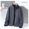 Mens Womens Fleece Jacket With Stand Collar Warm Thick Outdoor Pullover Hiking Camping Fall Winter