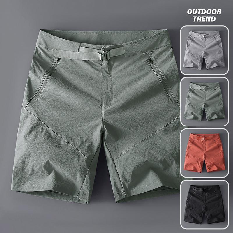 Summer Casual Men's Loose Straight Leg Five Quarter Pants Sports Shorts