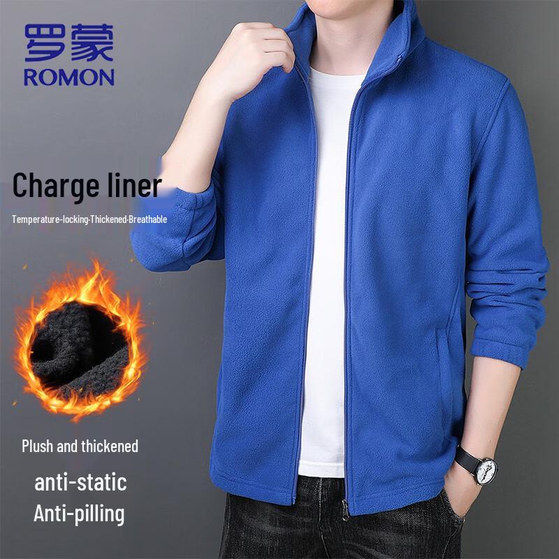 

ROMON Men s Thickened Fleece Liner Jacket 4XL