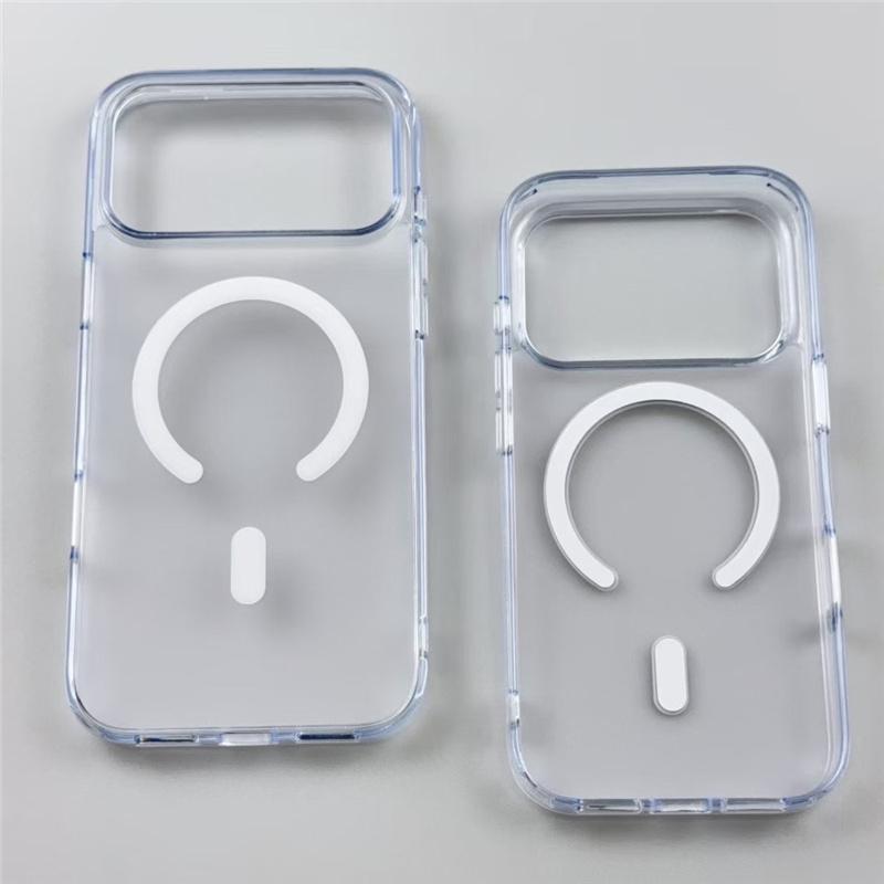 

Matte Translucent Shockproof Hybrid Case For iPhone 17 Air 17 17Pro 17Pro Max Acrylic+TPU Hard Cover for Magsafe Wireless Charge For iphone 17