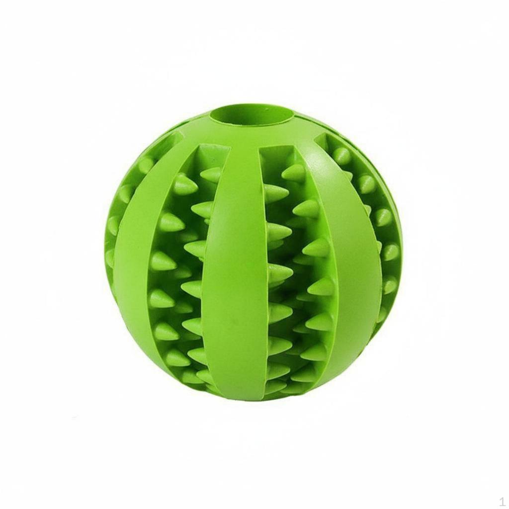Canine Snack Dispensing Ball BiteResistant IQ Training Interactive Puzzle Feeder