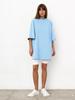 2025 Spring And Summer Cotton T-shirt Solid Colour Short-sleeved Female Loose Large Version Youthful Woman Clothes
