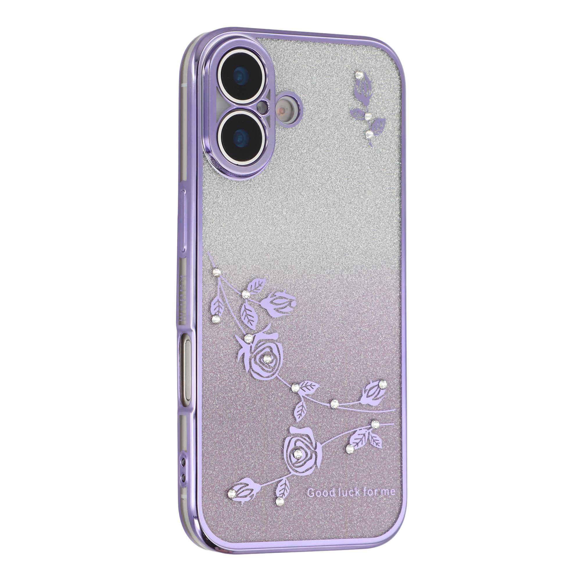 

KADEM Чехол для iPhone 17 Цветок TPU Гибкий Градиентный Чехол для Телефона A