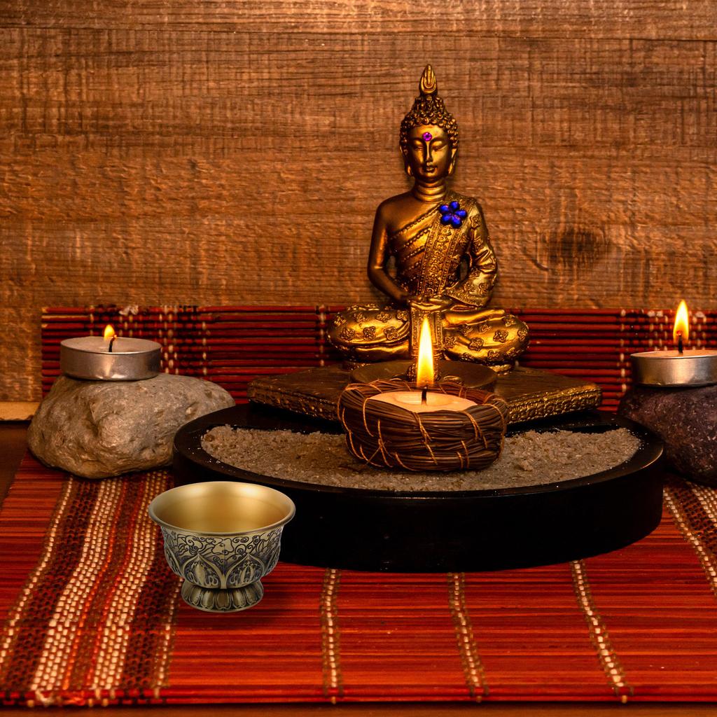 Holy Water Bowl Temple Water Cup Water Offering Cup Buddhist Bowl Sacrificing Accessory