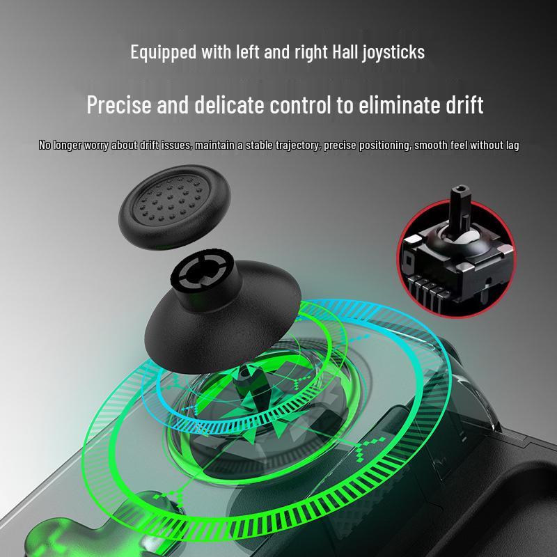 D7 Somatosensory Wireless Bluetooth Game Controller with Lights for Android and Switch