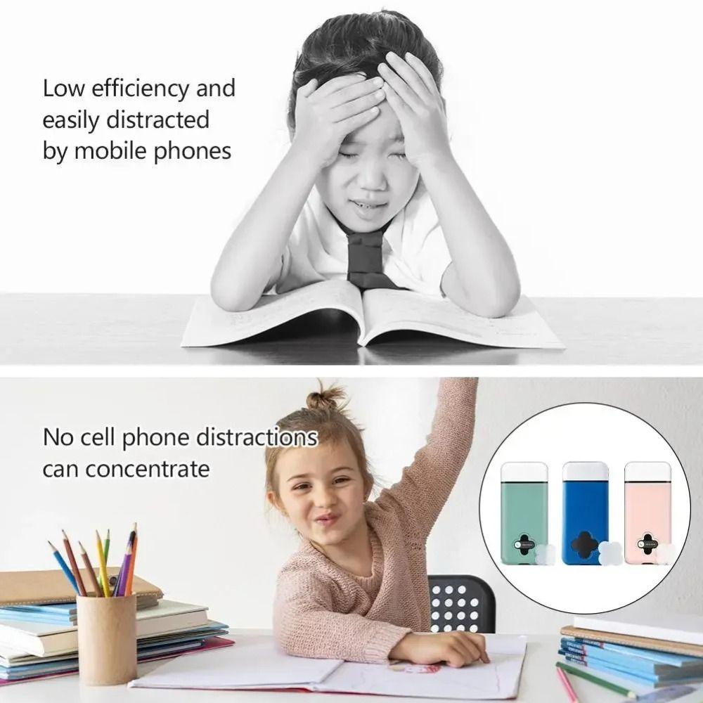 Lightweight Timer Bag Portable Design Portable Safe For Kids Phone Lock Box  School Supplies