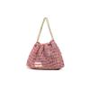 RHEEMIN Breite Kettentasche   Tweed Muffy   Rosa