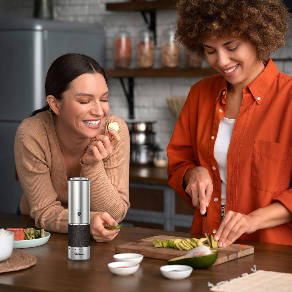 Electric Pepper And Salt Grinder Battery Usb Salt Grinder