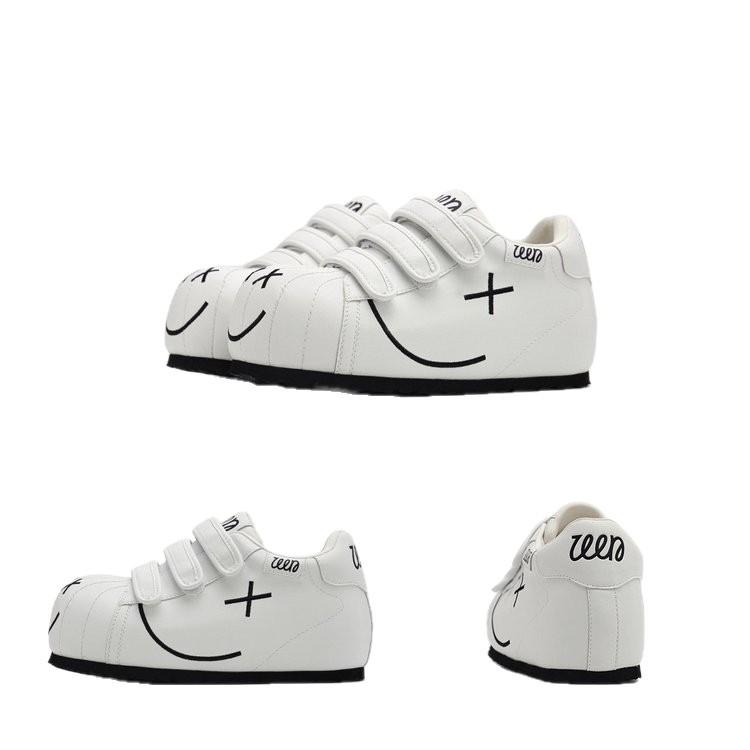 Velcro bread big head shoes women's 2025 new summer platform heightening shoes casual board shoes sports little white shoes