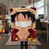 1PC Luffy D Patterned Flannel Blanket Suitable For All Seasons For Home Decor Warmth And Comfort Gifts Holiday Present
