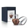 Walnut Toothpick Holder with Stainless Steel Cover, 6Pcs Fruit Picks, Cocktail Picks, Toothpick Box for Home Decor, Party, Bar