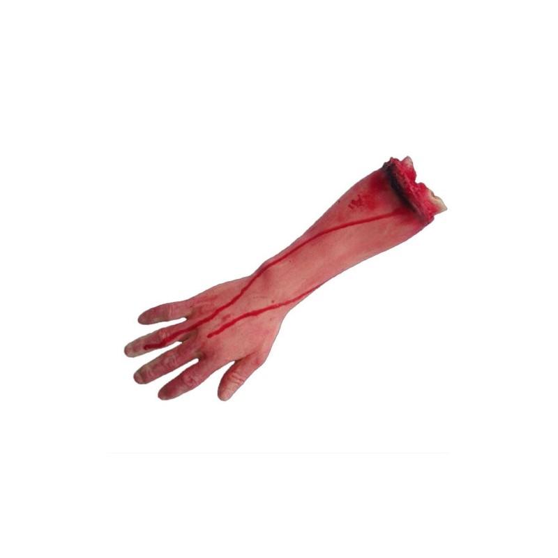 Premium Quality Halloween Scary Fake Body Parts Bloody Severed Arm Hand Foot Props