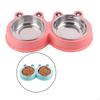 Bowls Pet Feeder 2 Stainless Steel Bowls, for Small Dogs and All Cats
