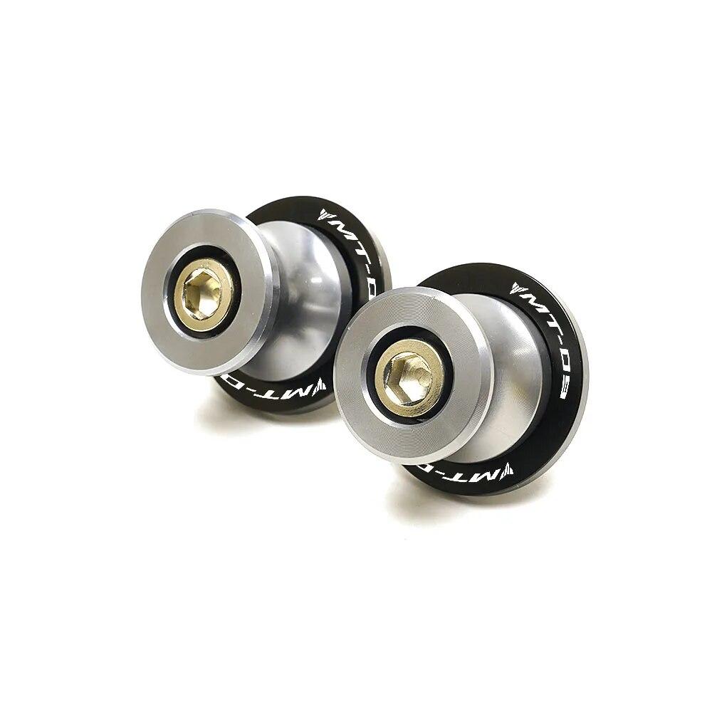 Motorcycle Accessories 6mm Swingarm Slider Spools stand screws For YAMAHA MT09 MT 09 Tracer XSR900 XSR 900