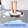Body Shower Foot Scrubber Silicone Wall Mounted Rub Back Brush Non-slip with Suction Cup Bath Wash Foot Pad Massage Bathroom