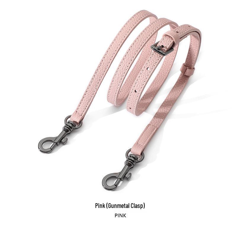 Mahuangshi Echtes Leder Litschi-Muster Taschenriemen A-74 - Dünner, langer Schulterriemen aus Rindsleder für Umhängetaschen, Einzelkauf.