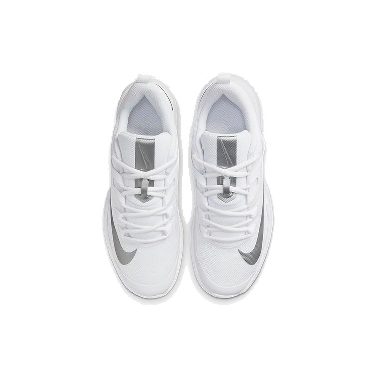 Nike Court Vapor Lite White Metallic Silver Women Sneakers DC3431-133