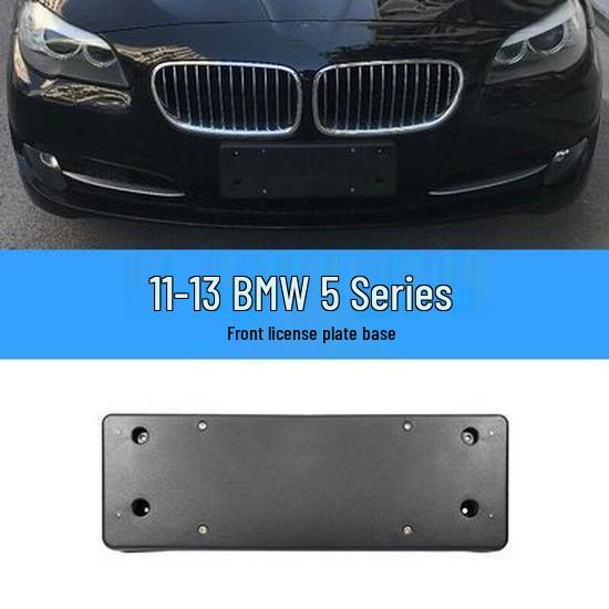 BMW 5 Series License Plate Holder: Front Holder 523/520, Rear Base 525, Bracket 528/530, 535LI Frame, GT.